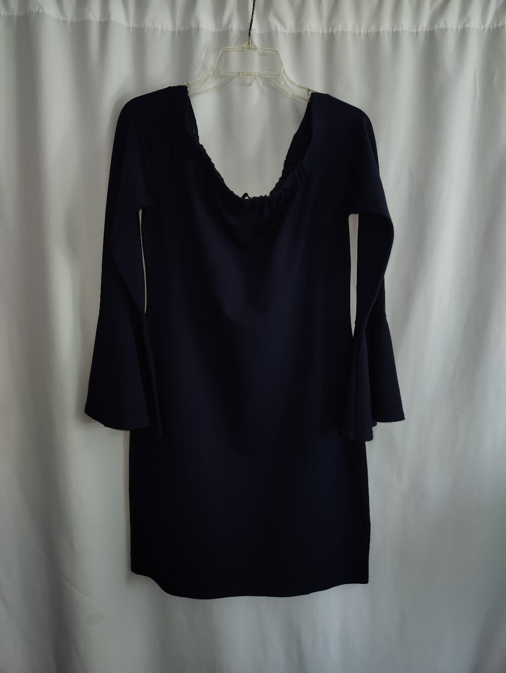 Sugarlips Navy Mini Dress with Ruffle Scoop Neck #elegant #chic #wedding #party